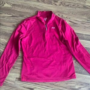1/4 zip athletic pull over
